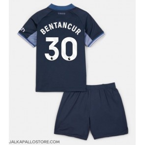 Tottenham Hotspur Rodrigo Bentancur #30 Vieraspaita Lapsille 2023-24 Lyhythihainen (+ shortsit)